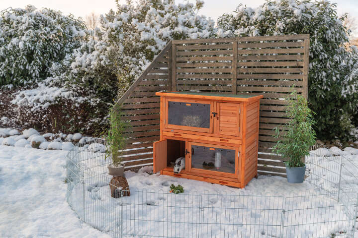 TRIXIE Kleintierstall mit Wärmedämmung